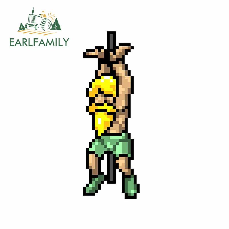 Earlfamily 13Cm X 4.6Cm Per Arcade Metal Slug Clark Still Car Sticker Tronco Parabrezza Decalcomania Tuning Decorazione Del Condizionatore D'Aria