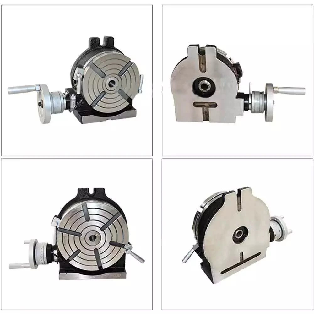 US $162.30 HV6 Diameter 150mm Vertical and Horizontal Dual Purpose Milling Machine Horizontal Vertical Rotary Table High Precision