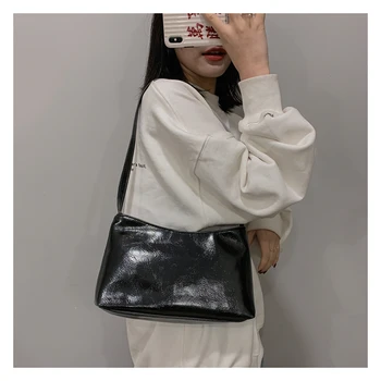 

Classic Leather Handbag for Women Solid Color Zipper Shoulder Bag Fashion Brand Handbags Designers Luxury Shoulder Bags #20