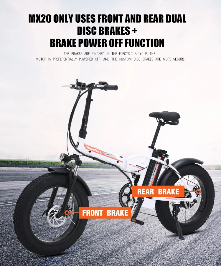 500 Вт Электрический велосипед, 20 дюймов, мотоцикл, 48 В, электрический складной велосипед, горный велосипед, электровелосипед, Электрический Снежный велосипед, толстая шина
