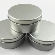 100 шт./лот, пустая круглая металлическая жестяная коробка, набор для выживания, контейнеры, коробка для хранения