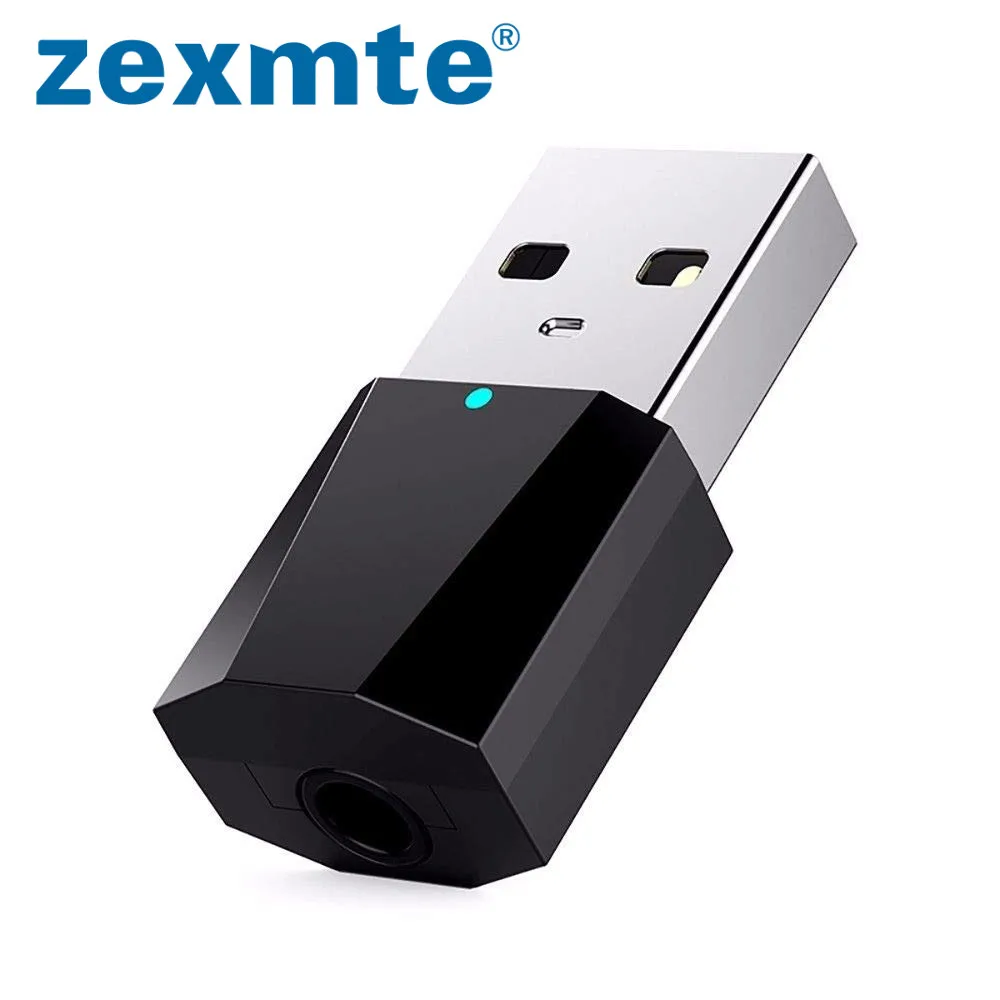 

Bluetooth4.2 USB Audio Adapter USB External Stereo Reciever with 3.5mm Aux Stable Transfer Converter for Speaker, Headphone