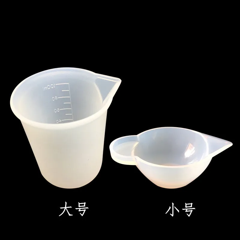 

Soap Resin Molds DIY Crystal ResinGel Ratio 100 Ml Silica Gel Measuring Cup Coloring Cup Recycle Fondant Cake Tool