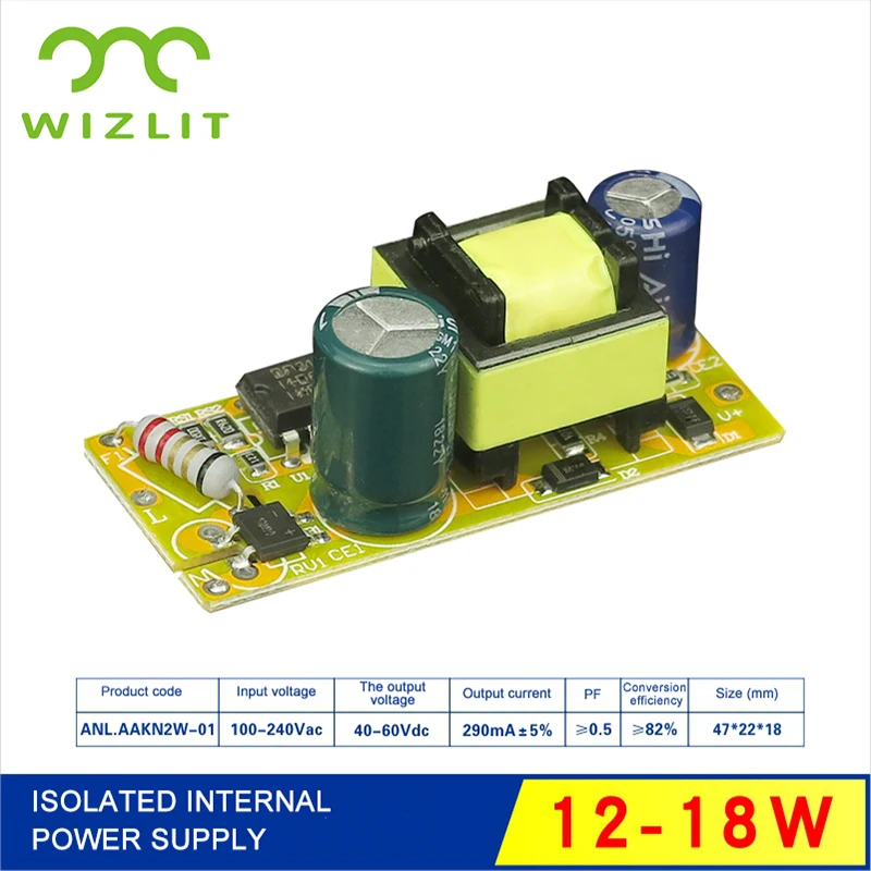 12-18W Built-in Transformers for LEDs Lighting Power Supply Input Voltage 100-240V Output 40-60V | Освещение