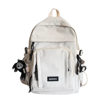 

Schoolbag Female New Korean Version Of Harajuku Backpack Student Versatile Male Couple Backpack