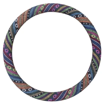 

Boho Universal 15 Inch Steering Wheel Covers with Cloth for Women