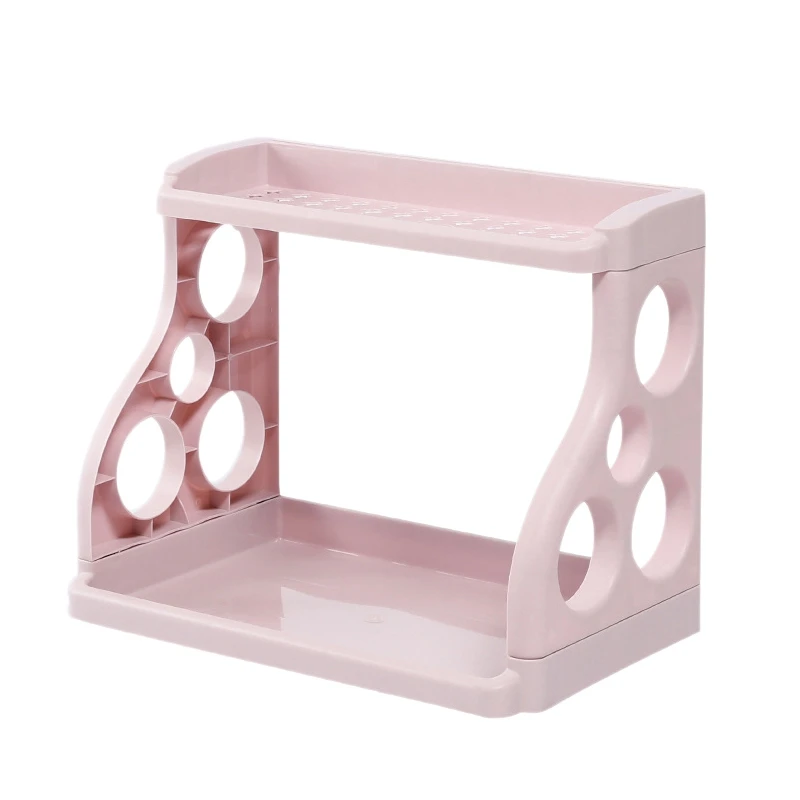 

Storage Rack Shelf Double Layer Holder Organizer for Kitchen Spice Jar Bathroom New Wall Shelf Shelves