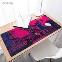 Evangelion Large Gaming Mouse Pad PC Gamer Computer Mousepad XXL 900x400mm Notebook Locking Edge for CS GO LOL Dota Desk Mat
