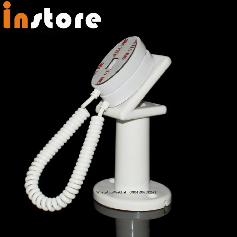 20 Pcs Mobile Phone Retractable Anti Theft Display Stand With Srping Cable