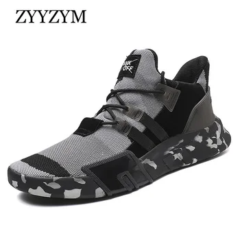 

ZYYZYM Shoes Men Sneakers Camouflage Men Casual Shoes Spring Autumn Fashion Light Breathable Men Shoes Footwarer Casual Shoes