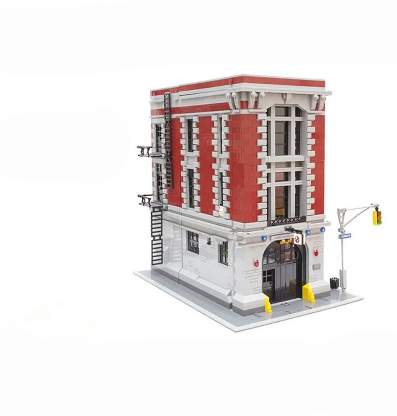 KING 83001(16001) 4705 шт Ghostbusters фигурки пожарного штаба модель строительные блоки Совместимые части игрушек 75827 наборы