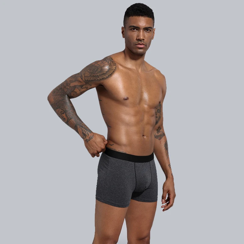 calzoncillo hombre Underwear Men Boxers Cotton Loose European Size Boxers boxer homme Boxer Underwear Underpants Men