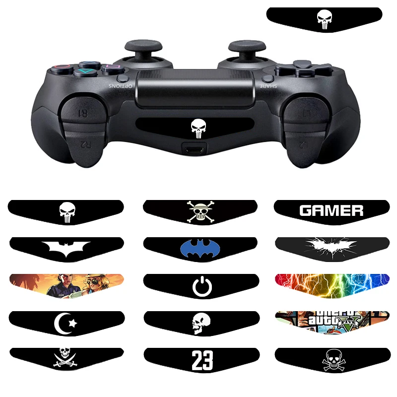 

For PS4 Gamepad Light bar LED Skin Sticker light Cover Vinyl Decal For Playstaion4 Game Controller