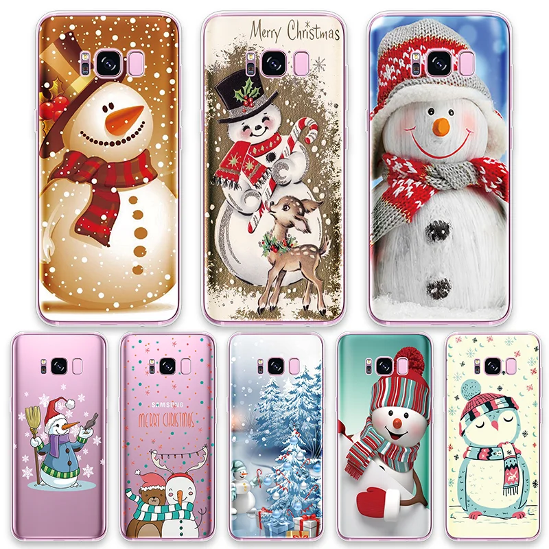 

Cartoon Snowman Soft TPU Cover For Samsung Galaxy Note 10 Pro 9 8 3 J2 J5 J7 Prime J1 J3 J5 J7 2016 2017 J8 J4 J6 Plus 2018 Case