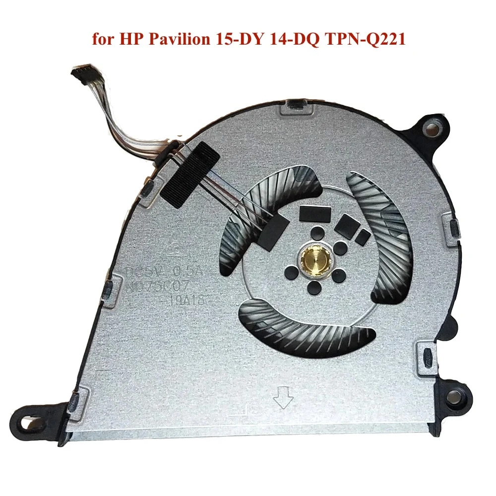 Cpu Ventilador de Refrigeração para hp Pavilion 15-dy 14-dq Tpn-q221 Nd75c0719a18 L68133 Nd55c41-19a19 Computador Portátil Refrigerador Radiador L68134001 Ventiladores e resfriadores - Imagem 6