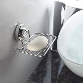 

Stainless steel Bathroom Shower Soap Dishes Drain Wall Mounted Storage Soap Box Organizer Container soap holder without holes