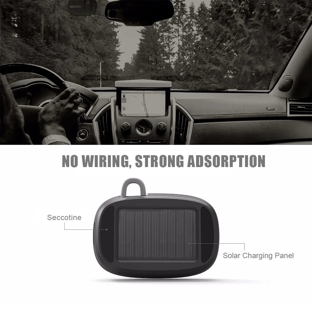 Автомобильные наушники, легкие, практичные, модные, мини, беспроводные, Bluetooth 5,0, черные, на солнечных батареях, музыкальные звонки