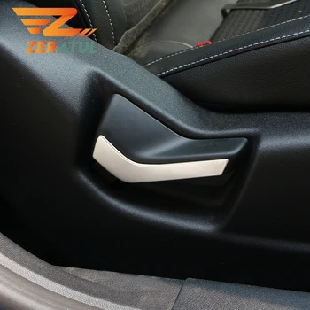 

Zeratul for Ford Focus 2019 2020 Accessories 4Pcs Car Seat Adjustment Wrench Cover Trim Stainless Steel Decorative Sequins