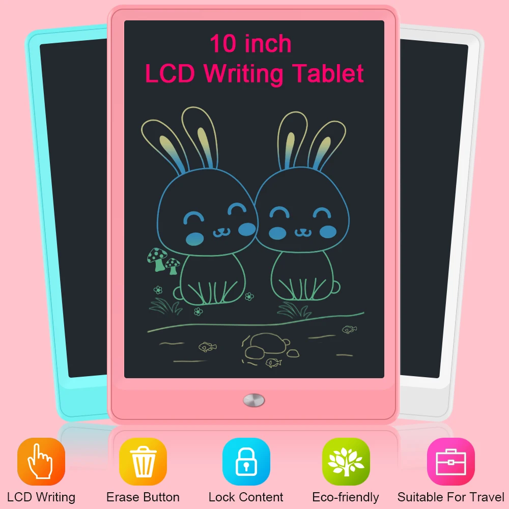 Tanio 10 cal kolorowy LCD Tablet do pisania dla dzieci