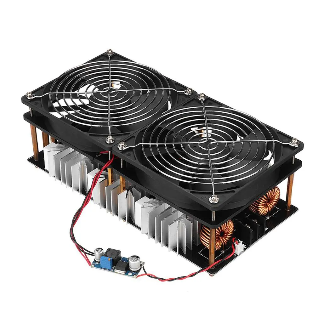 

1800W/2500W ZVS Induction Heater Induction Heating Machine PCB Board Module Flyback Driver Heater Cooling Fan Interface+ Coil