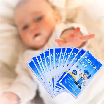 

14pcs Cooling Gel Patches Cooling Headache Pain Forehead Fatigue Stickers For Children Toddlersin stock