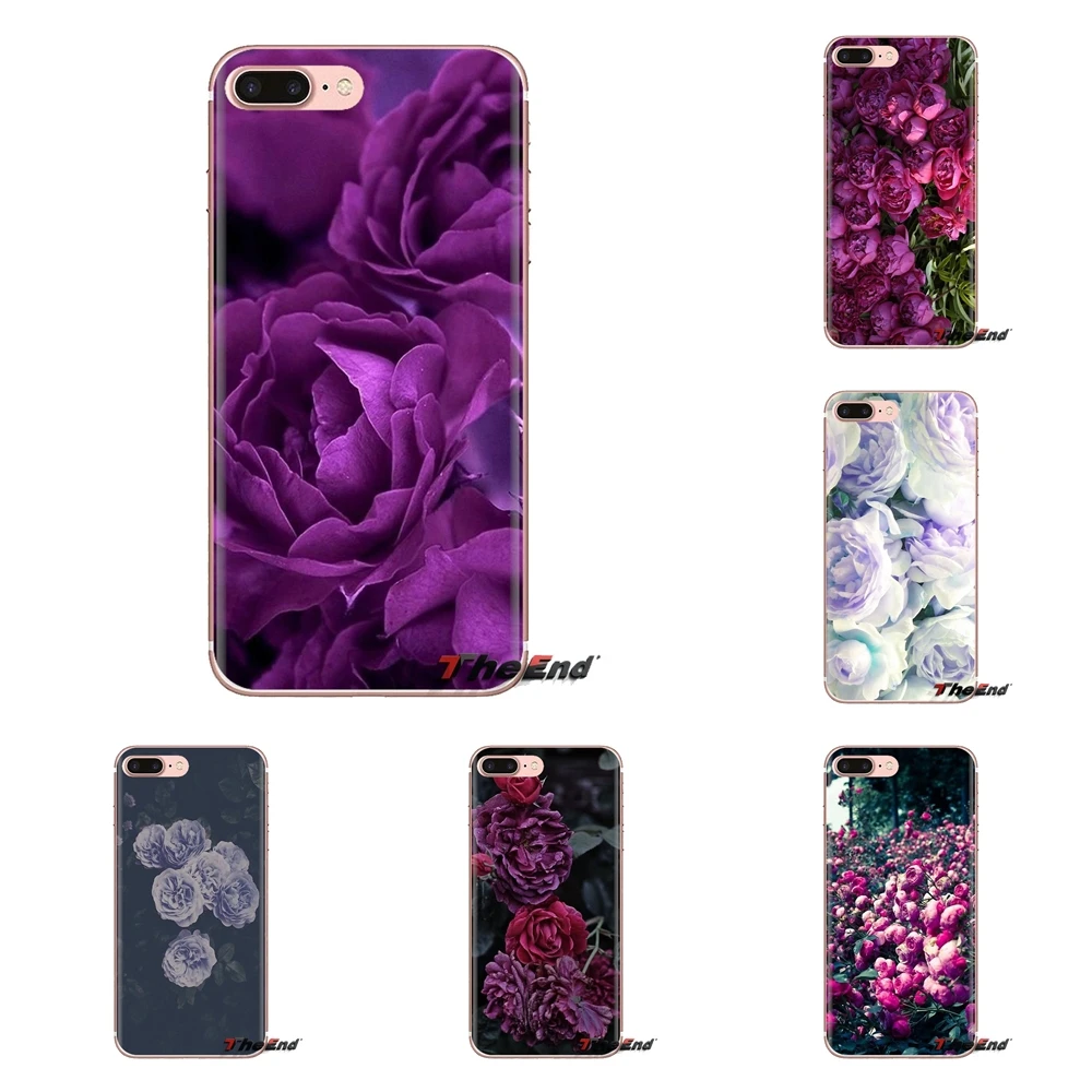TPU Bag Case For Huawei Nova 2 3 2i 3i Y6 Y7 Y9 Prime Pro GR3 GR5 2017 2018 2019 Y5II Y6II purple Summer lavender peonies Poster |