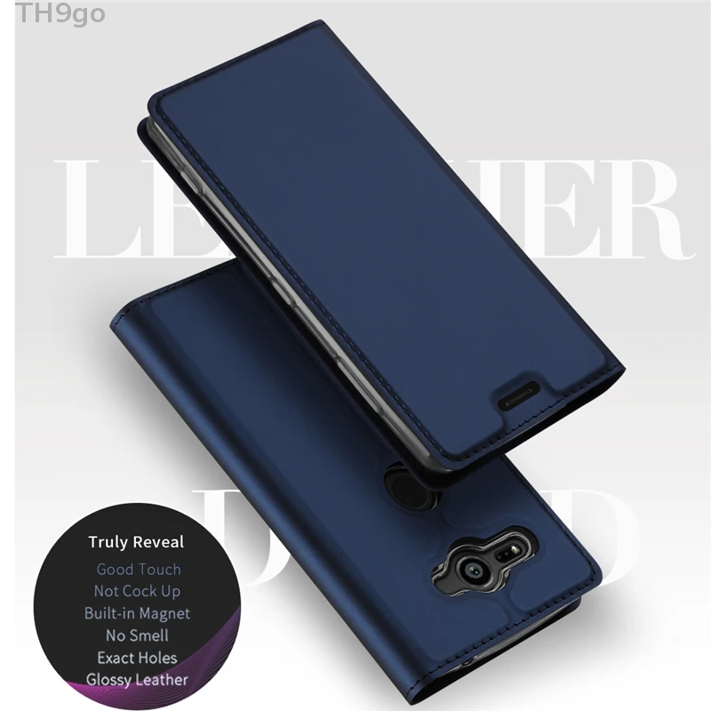 Магнитный чехол бумажник с откидной крышкой для Sony Xperia XA2 XZ2 XZ3 ультра легкий XZ4 XA XA1