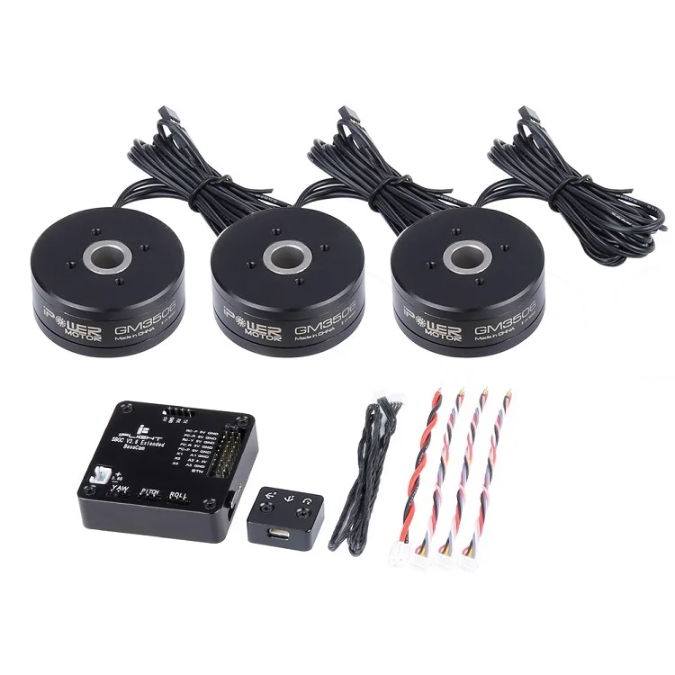 Iflight Ipower AlexMos 32 бит Расширенный BGC с GM3506 GM3506-130T бесщеточный мотор комбо набор для камеры аэрофотосъемки