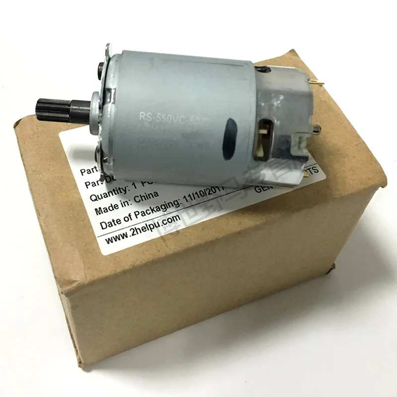 RC-550VC-8022 DC мотор DCF815 литиевая батарея Зарядка ударный драйвер мотор электрический ударный гайковерт аксессуары 7 зубов
