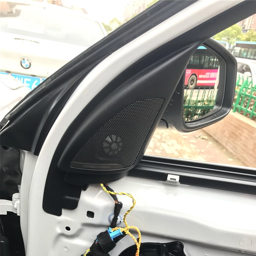 Автомобильный ВЧ-динамик для BMW F47 F48 X1 серии дверной громкоговоритель крышка отделка наклейка с всей отделкой панель звуковая труба ВЧ-динамик
