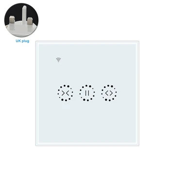 

Voice Control Intelligent ABS Touch Flame Resistant Window Countdown Set Time RC Curtain Switch WIFI Cycle Timing Roller Shutter