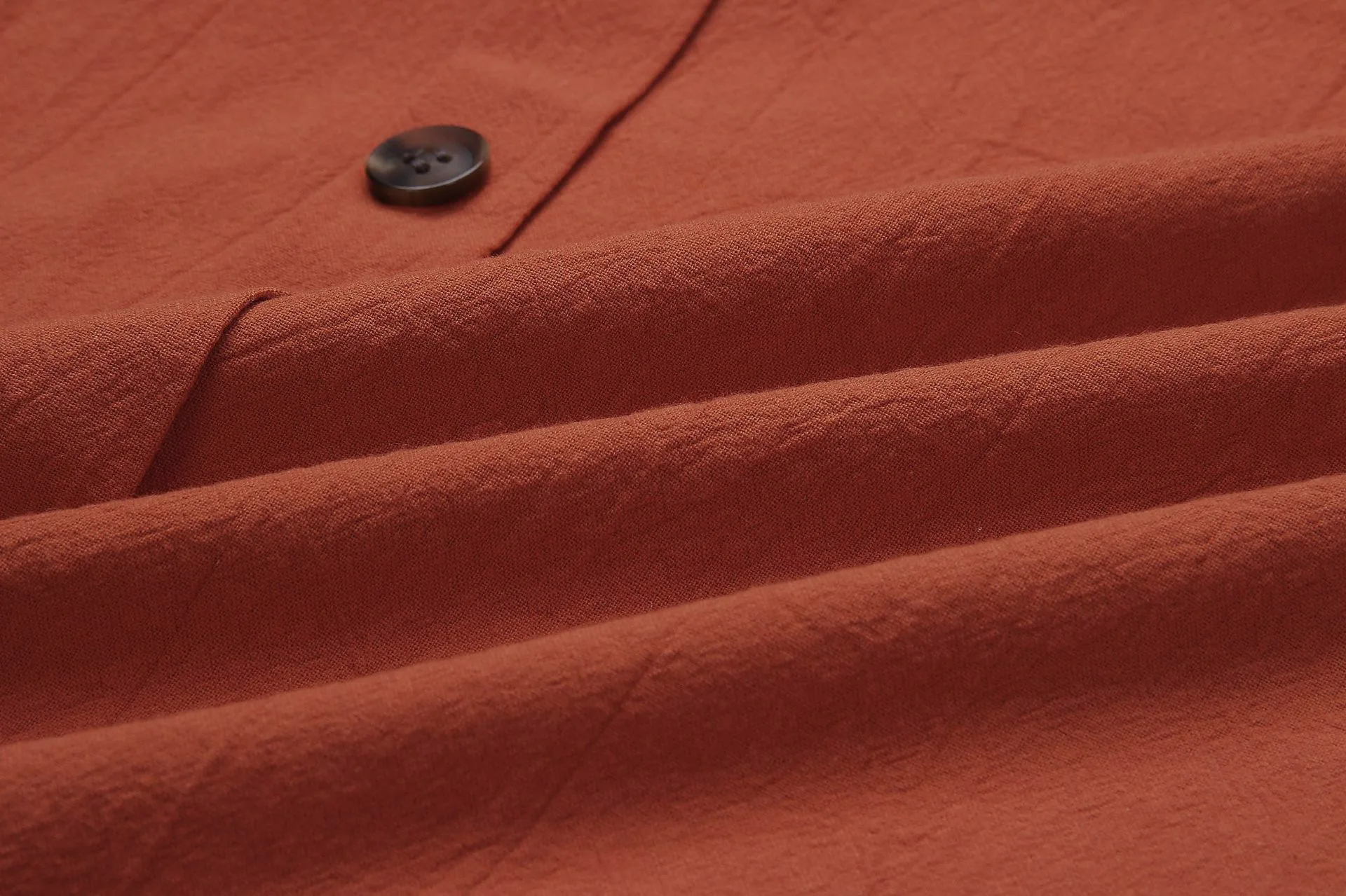 Cotton Linen Women Summer Dress 2020 Casual V-neck Button Pocket Short Sleeve A-line Midi Dresses For Women Vestidos