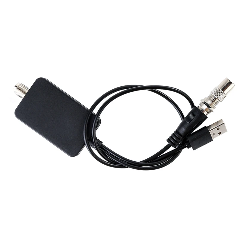 

TV Antenna Amplifier Signal Booster for Cable TV Aerial Adapter USB Low Noise Easy Installation Digital HD 25DB