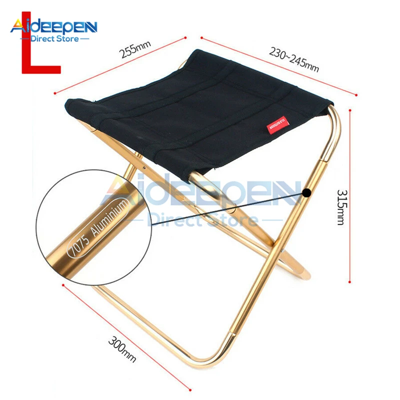 Aluminum Outdoor Folding Fishing Chair Ultra Light Weight Portable Folding Camping Picnic Stool Fishing Chair With Storage Bag Aluminum Outdoor Folding Fishing Chair Ultra Light Weight Portable Folding Camping Picnic Stool Fishing Chair With Storage Bag