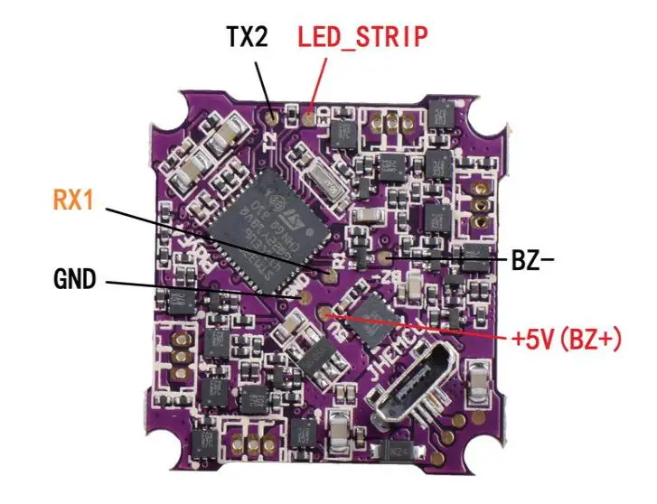 

Hot Play F4 whoop flight control 1-2S integrated four-in-one brushless ESC support DSHOT Oneshot125 Multishot PWM for FPV Drone