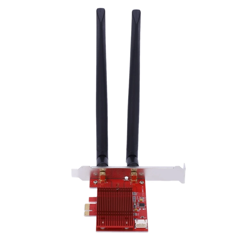 AX200NGW для Intel AX200 2400 Мбит/с 802.11Ax PCIe 1X беспроводная сетевая карта Bluetooth 5,0 Настольный WLAN адаптер для Win 10