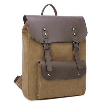 

Sail bu pei pi Backpack Men's Business Computer Backpack Solid Color Canvas Bag Multi-Functional Bag travel backpack Canvas Belt