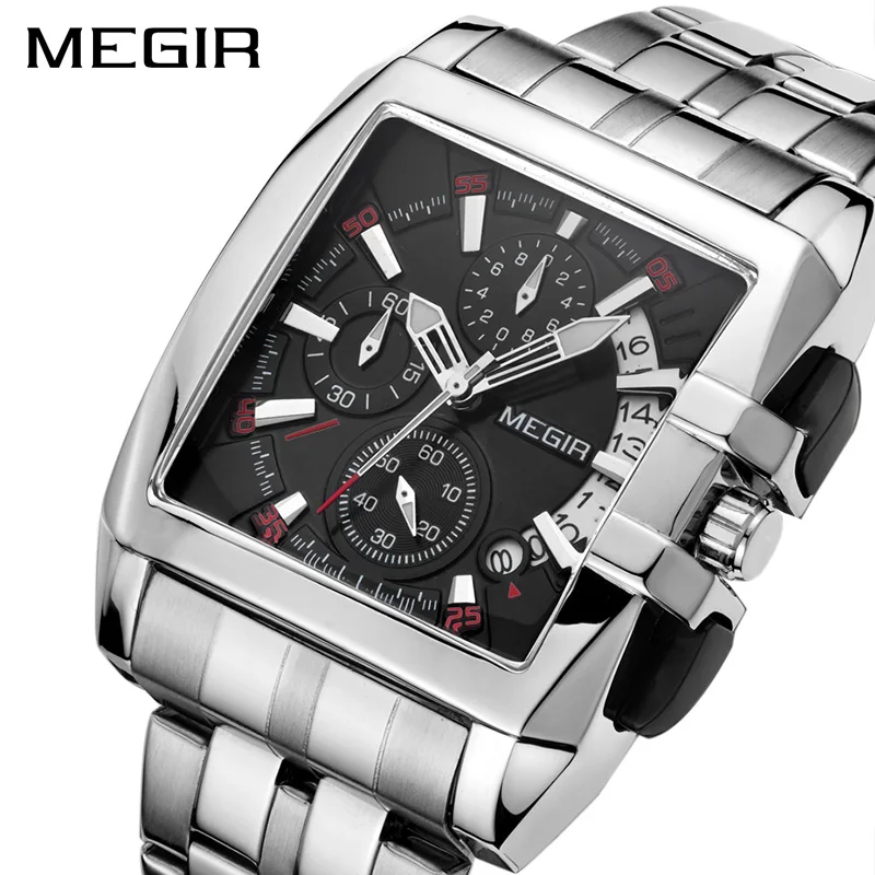 MEGIR Men's Luxury Stainless Steel Quartz Watch - Image 2