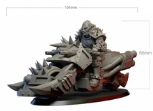 

Resin Model Commander and Motorcycle Warrior Figure Sculpture Unpainted No Color RW-131