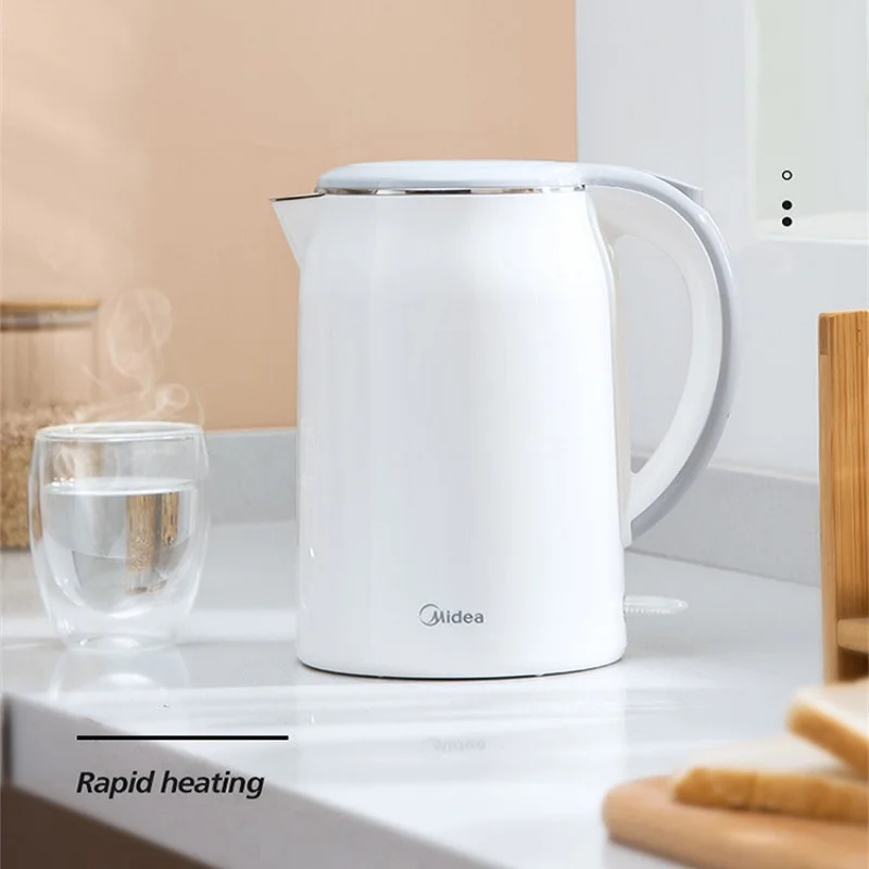 Электрический чайник Midea из нержавеющей стали 304 защита от ожогов 1500 Вт | Бытовая
