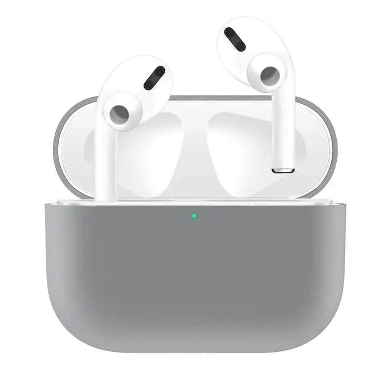 Двухцветные ТПУ Мягкие силиконовые чехлы для Airpods Pro защитный аксессуар прозрачный Ультратонкий чехол противоударный держатель