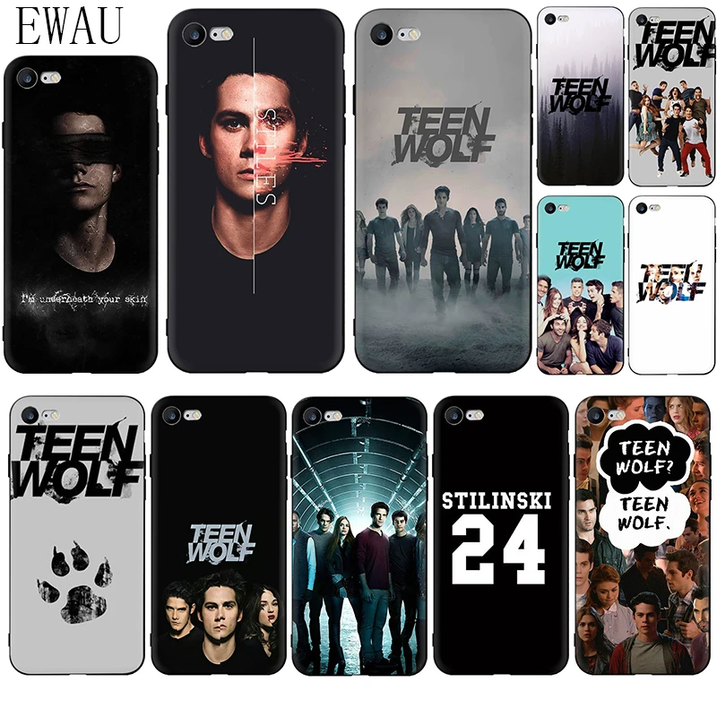 Мягкий силиконовый чехол для телефона EWAU Teen Wolf Stilinski iphone 12 Mini X XR XS 11 Pro Max SE 2020 5 5s 6 6s 7