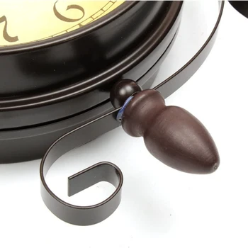 

Wall mount Double-Sided Clock Inspired Double Sided Wall Clock Iron Train Grand
