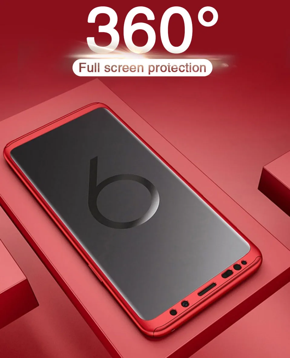 360 Full Protection Phone Case For Samsung Galaxy A51 A71 A50 A70  Back Cover Case Capa With Glass (1)