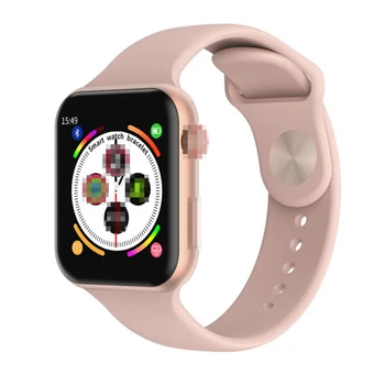 

F10 Smart Watch Full Touch Screen Heart Rate Blood Pressure Sports Tracker Fitness For Apple IOS Android PK Iwo 8 9 10 W88