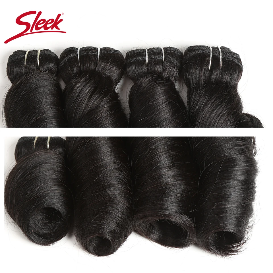 Sleek Brazilian Loose Wave Double Drawn Human Hair Natural Color 160 gram Bundles Hair Weave Extension 4Pcs