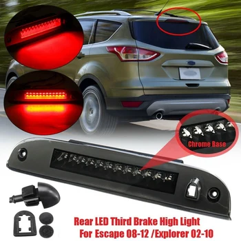 

3Rd Third Brake Light High Mount Stop Lamp for Ford Escape Explorer Mercury Mariner Mountaineer 2002-2012(Smoke)