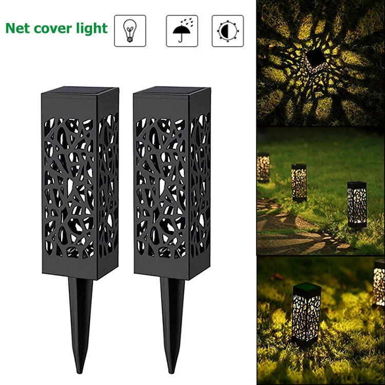 2pcs Ground Lights 1,2 в уличный светильник ing на солнечной батарее светодиодный подвесной светильник для сада, двора, лужайки, декоративный светильник, теплый белый Солнечный садовый светильник - Испускаемый цвет: 2pcs Ground Lights
