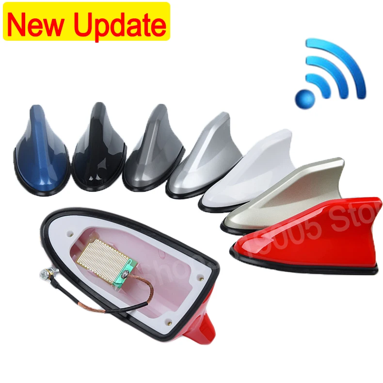 Антенна для Hyundai i10 ix25 i30 ix35 i40 Tucson Accent Santa Fe Azera автомобильная антенна Shark Fm/Am