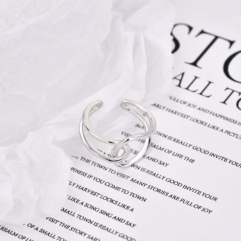 For Women Fashion 2020 Trend Retro Ring On Phalanx Gold Adjustable Metal Dating Party Elegant Wedding Ring Set Jewellery